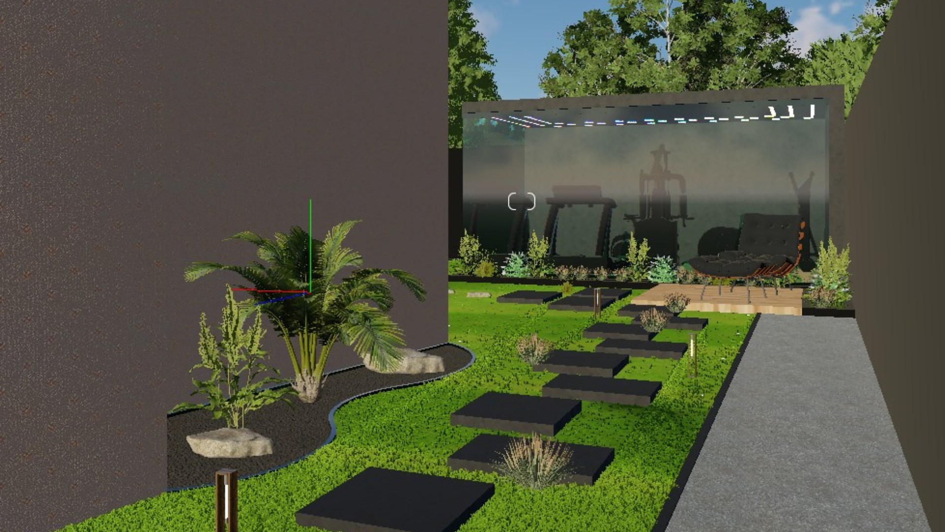 Luxury villa landscaping in Dubai, UAE